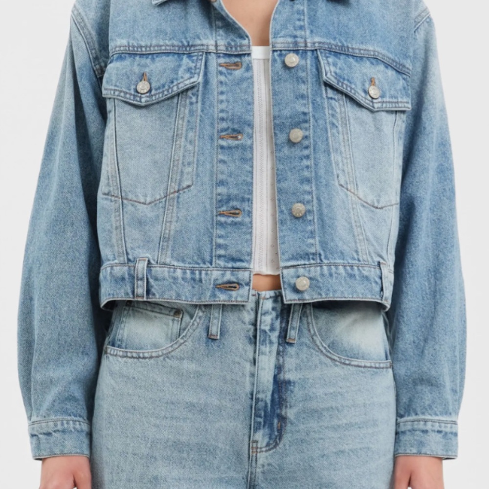 Daze Bestie Crop Denim Jacket